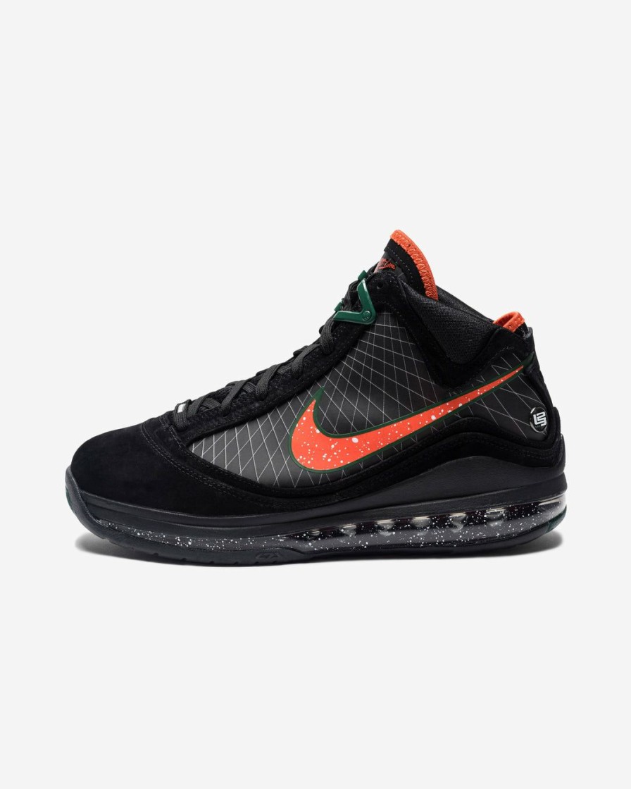 Footwear * | Nike Lebron Vii Black/ Teamorange/ Gorgegreen/ White