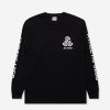 Clothing * | Undefeated Uactp Jiu Jitsu Manual L/S Tee Black