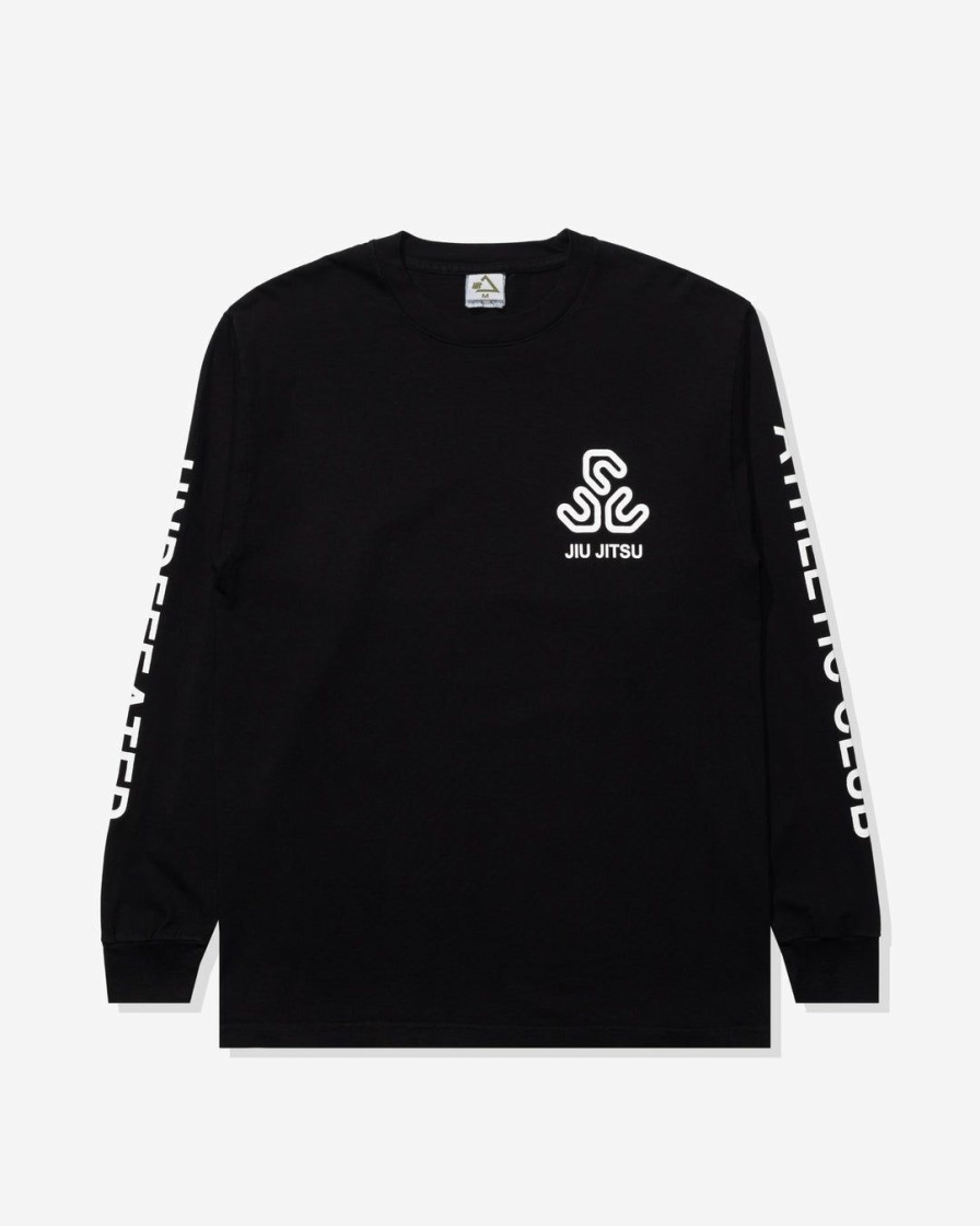 Clothing * | Undefeated Uactp Jiu Jitsu Manual L/S Tee Black