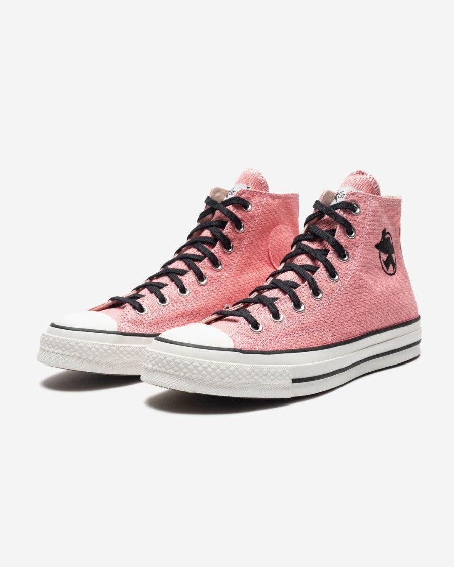 Footwear * | Converse X Stussy Chuck 70 Hi Darkpink