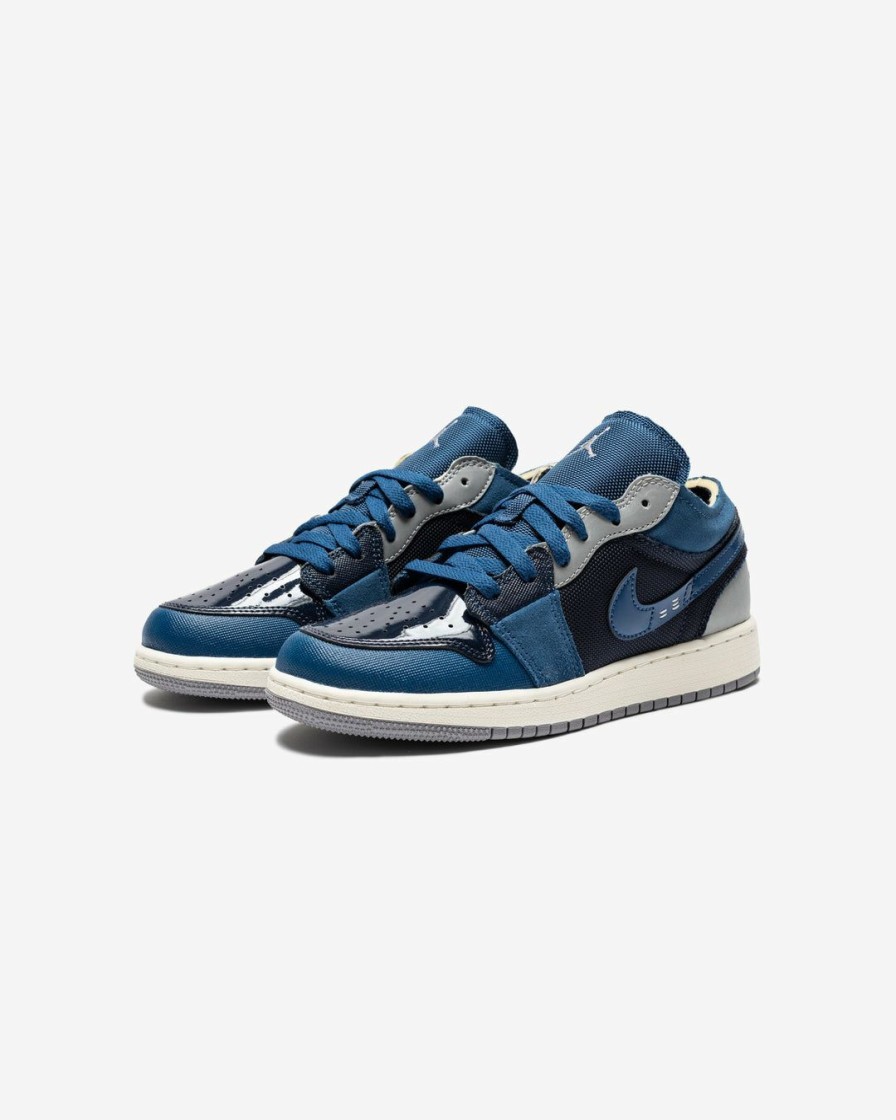 Footwear * | Jordan Gs Aj 1 Low Se Craft Obsidian/ Ashenslate