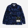 Clothing * | Bape X Undefeated Color Camo Flannel Jacket Navy