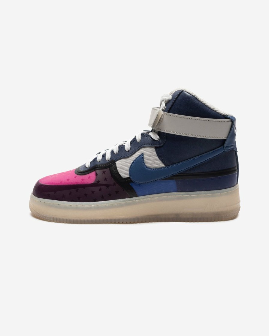 Footwear * | Nike Air Force 1 High '07 Premium Thunderblue/ Mysticnavy