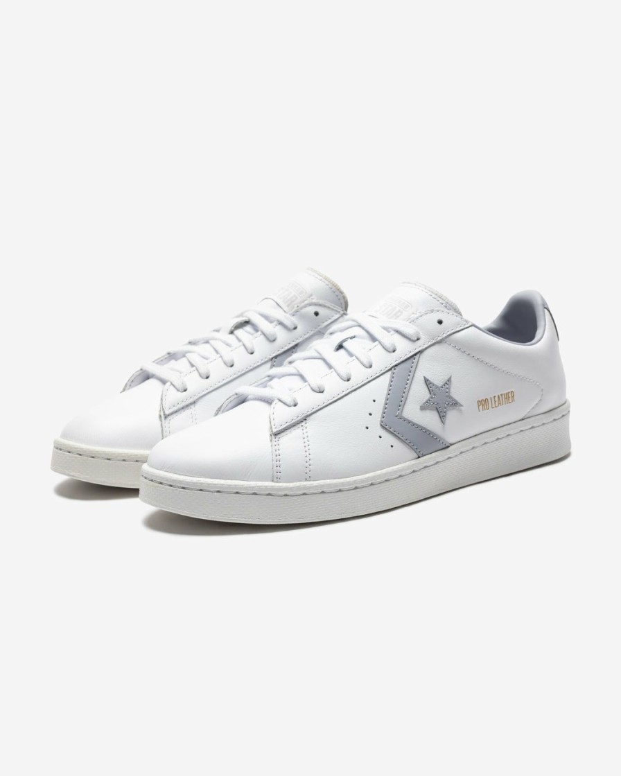 Footwear * | Converse Pro Leather Ox White/ Gravel