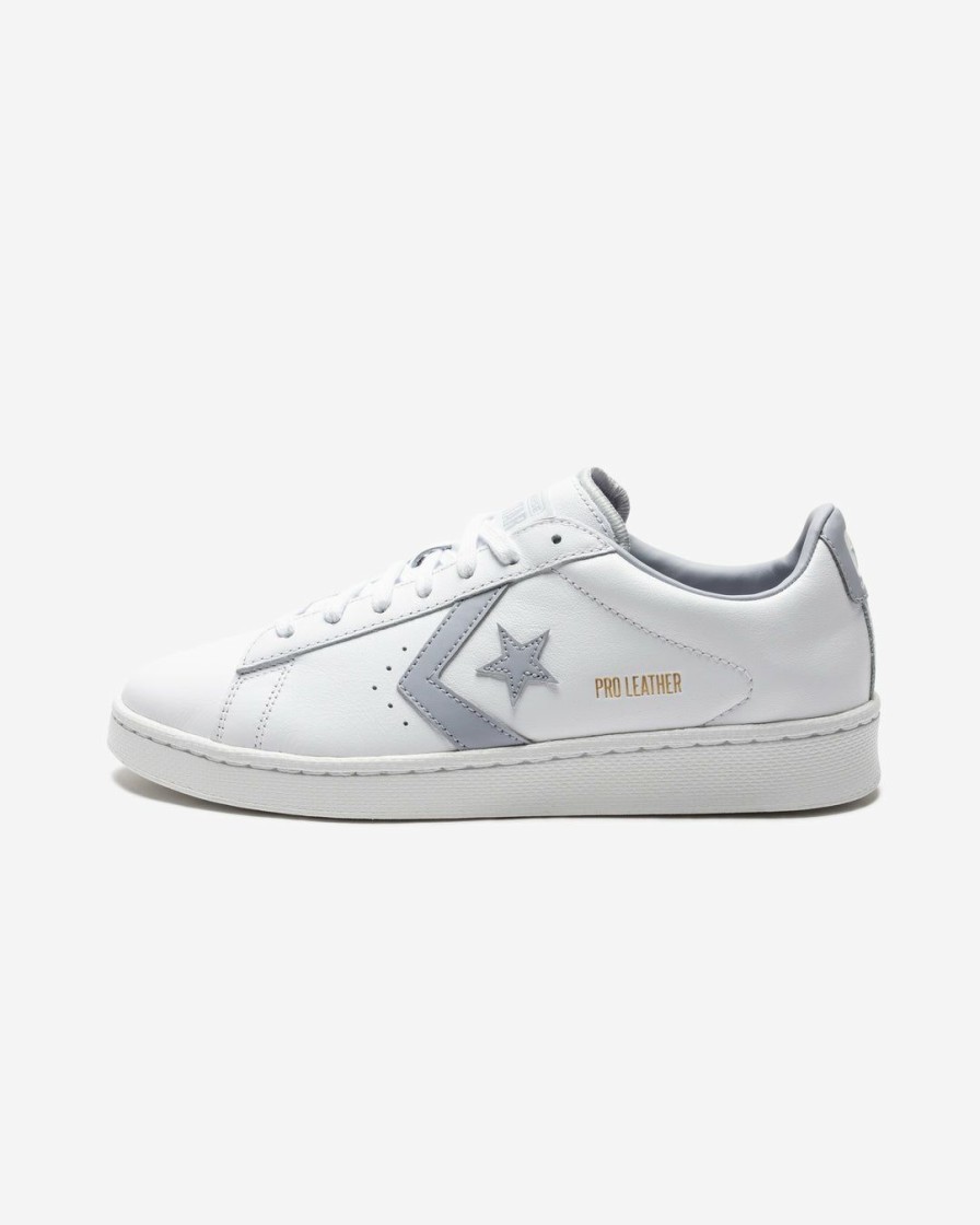 Footwear * | Converse Pro Leather Ox White/ Gravel