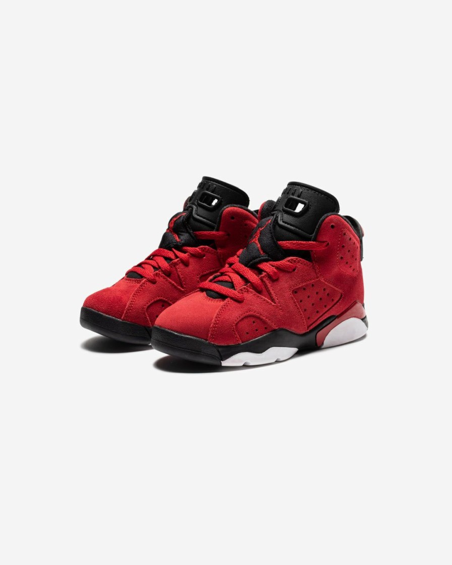 Footwear * | Jordan Ps Aj 6 Retro Varsityred/ Black