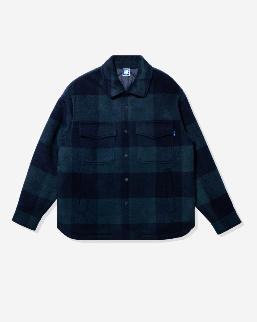 Clothing * | Undefeated Plaid Wool Quilted Jacket