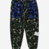 Clothing * | Bape X Undefeated Color Camo Flannel Pants