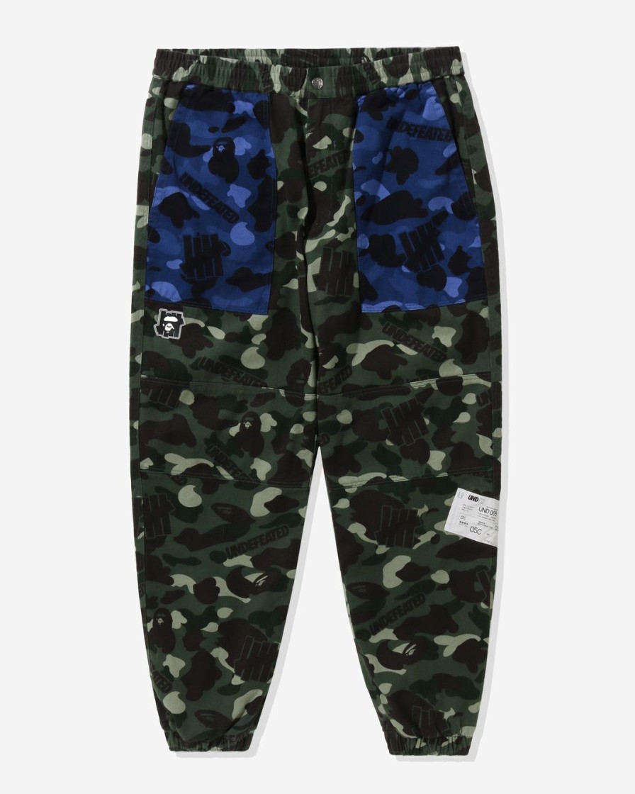 Clothing * | Bape X Undefeated Color Camo Flannel Pants