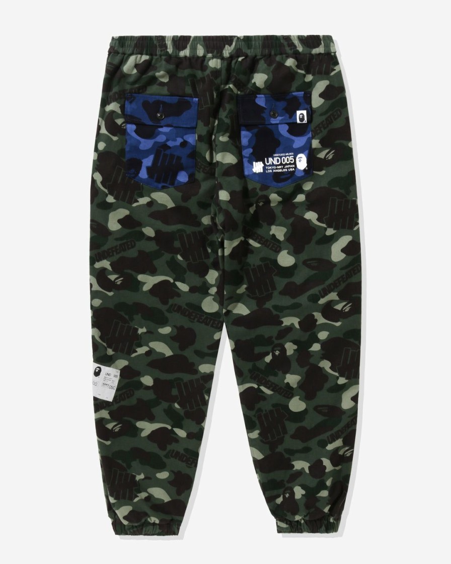 Clothing * | Bape X Undefeated Color Camo Flannel Pants