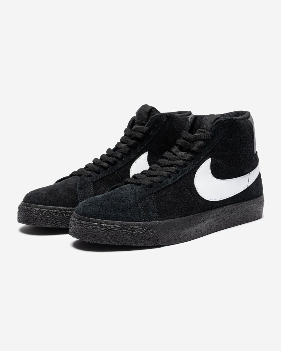 Footwear * | Nike Sb Zoom Blazer Mid Black/ White