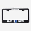 Other * | Undefeated Play Dirty License Plate Black