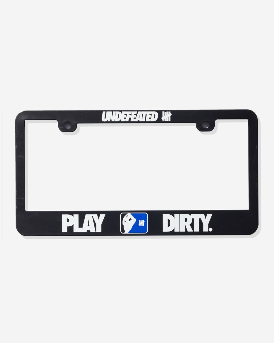 Other * | Undefeated Play Dirty License Plate Black