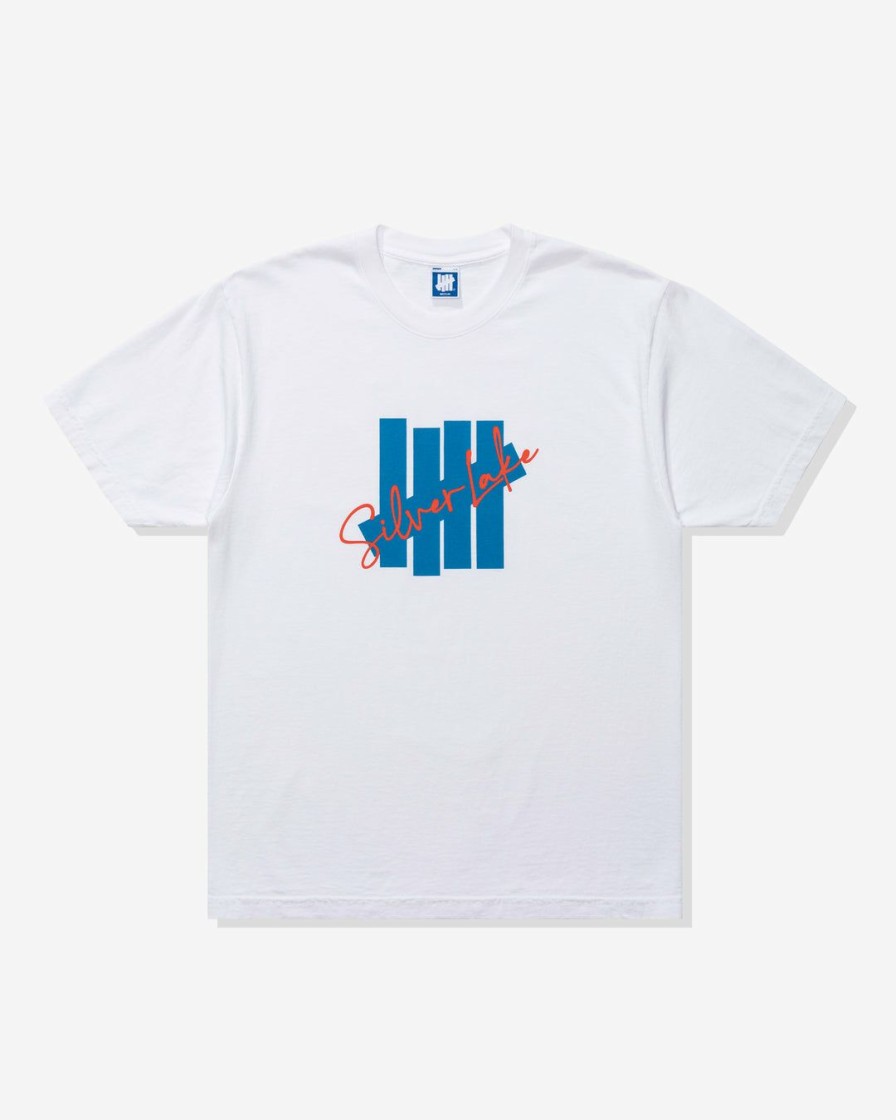 Clothing * | Undefeated City S/S Tee Silver Lake White