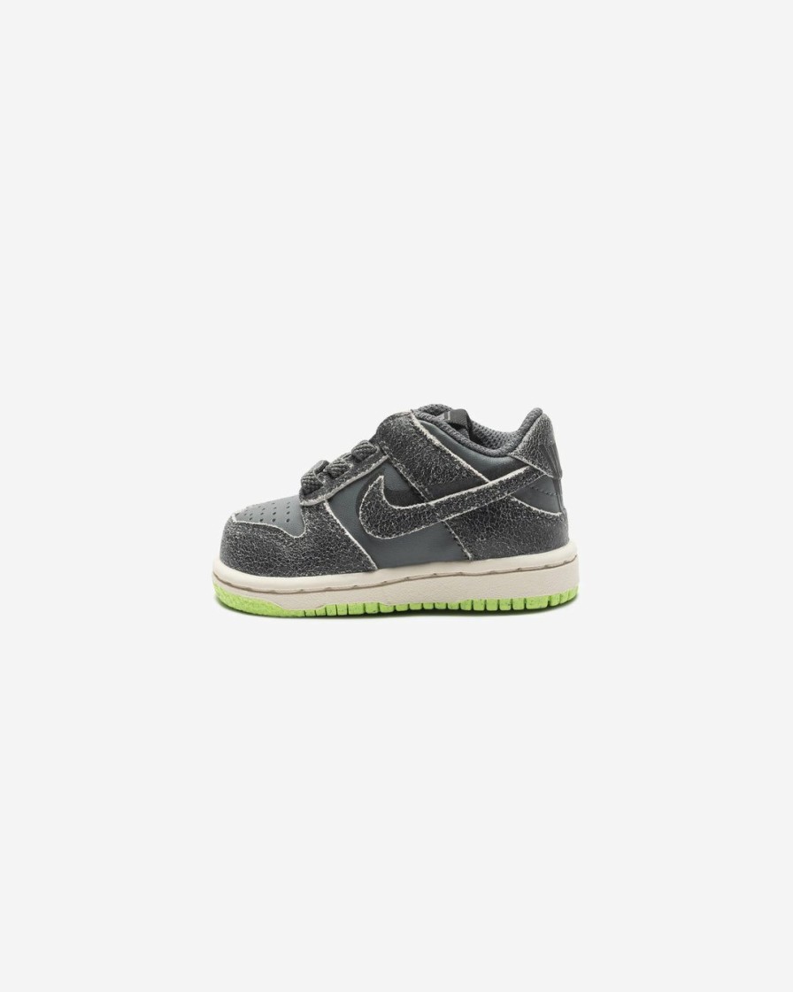 Footwear * | Nike Td Dunk Low Se Irongrey/ Phantom/ Ghostgreen