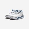 Footwear * | Jordan Ps Aj 3 Retro White/ Metalliccopper/ Trueblue