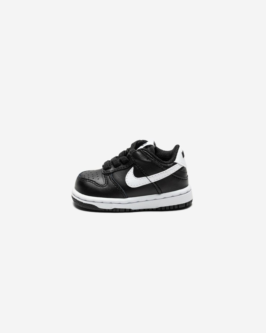 Footwear * | Nike Td Dunk Low Black/ White