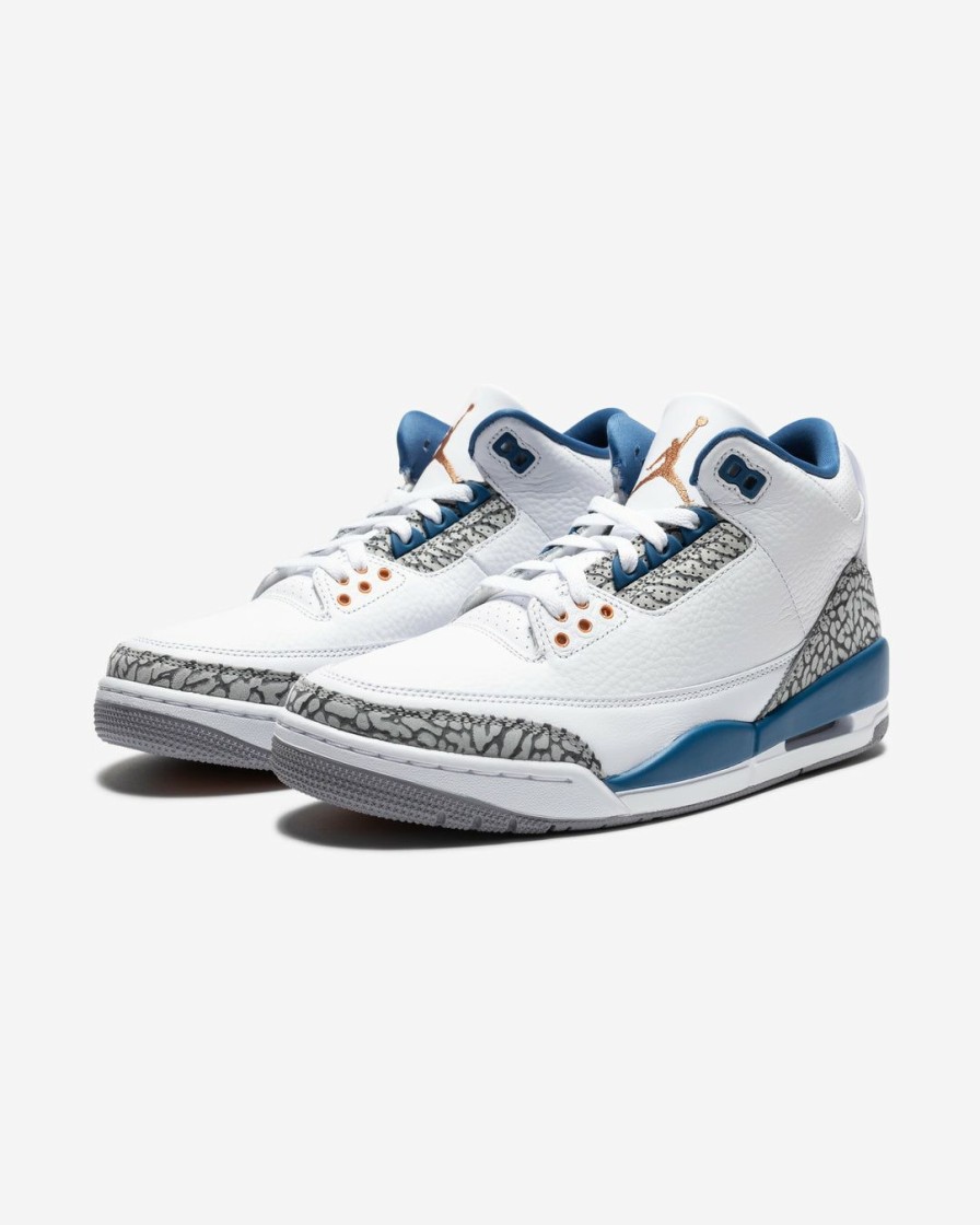 Footwear * | Jordan Aj 3 Retro White/ Metalliccopper/ Trueblue