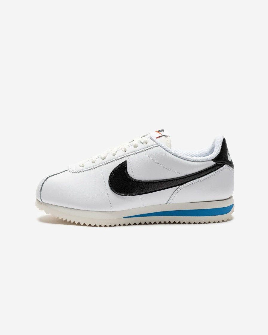 Footwear * | Nike Women'S Cortez White/ Black/ Ltphotoblue