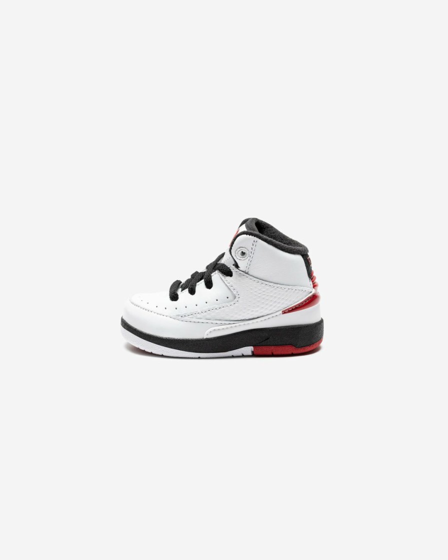 Footwear * | Jordan Td Aj 2 Retro White/ Varsityred/ Black