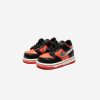 Footwear * | Nike Td Dunk Low Black/ Metallicsilver/ Picantered