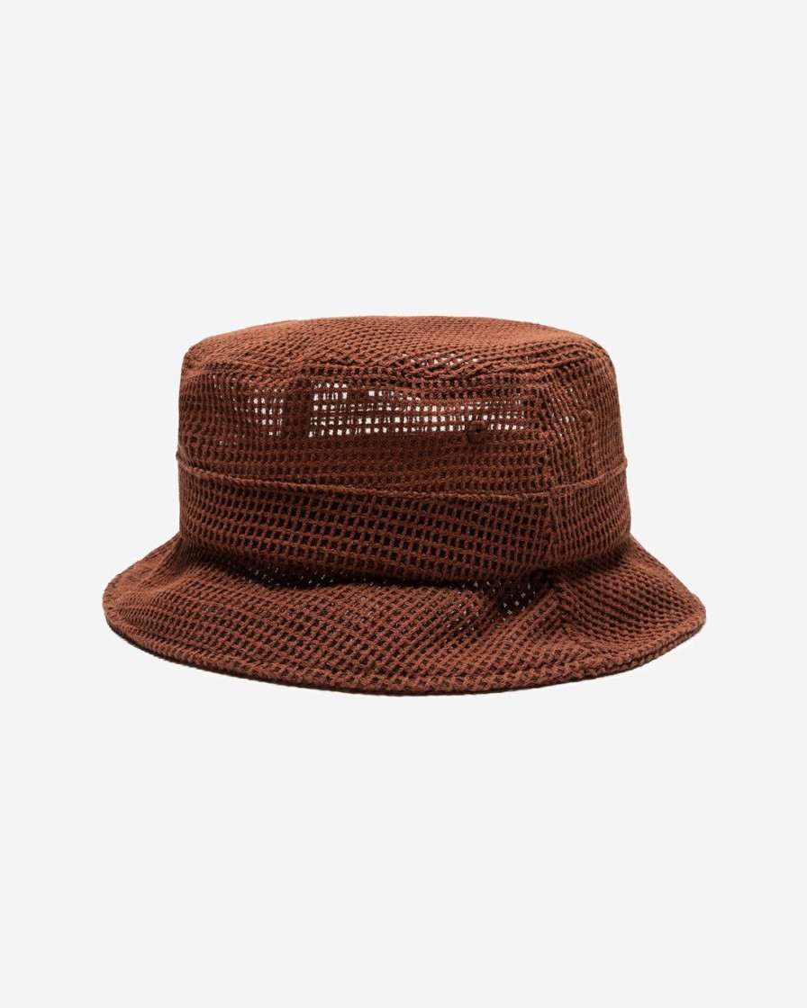 Accessories * | Patta Mesh Bucket Hat Cappucino