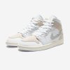 Footwear * | Jordan Aj 1 Mid Se Craft White/ Ltorewoodbrn/ Techgrey