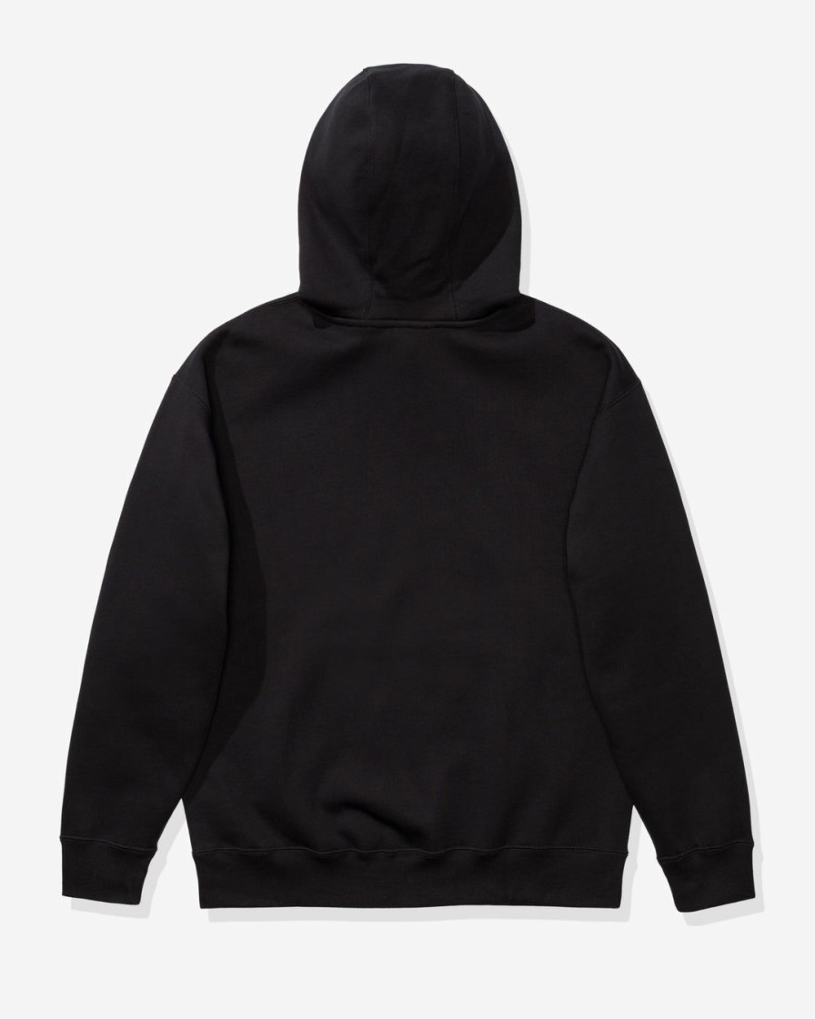 Clothing * | Nike Solo Swoosh Hw Bb Hoodie Black/ White