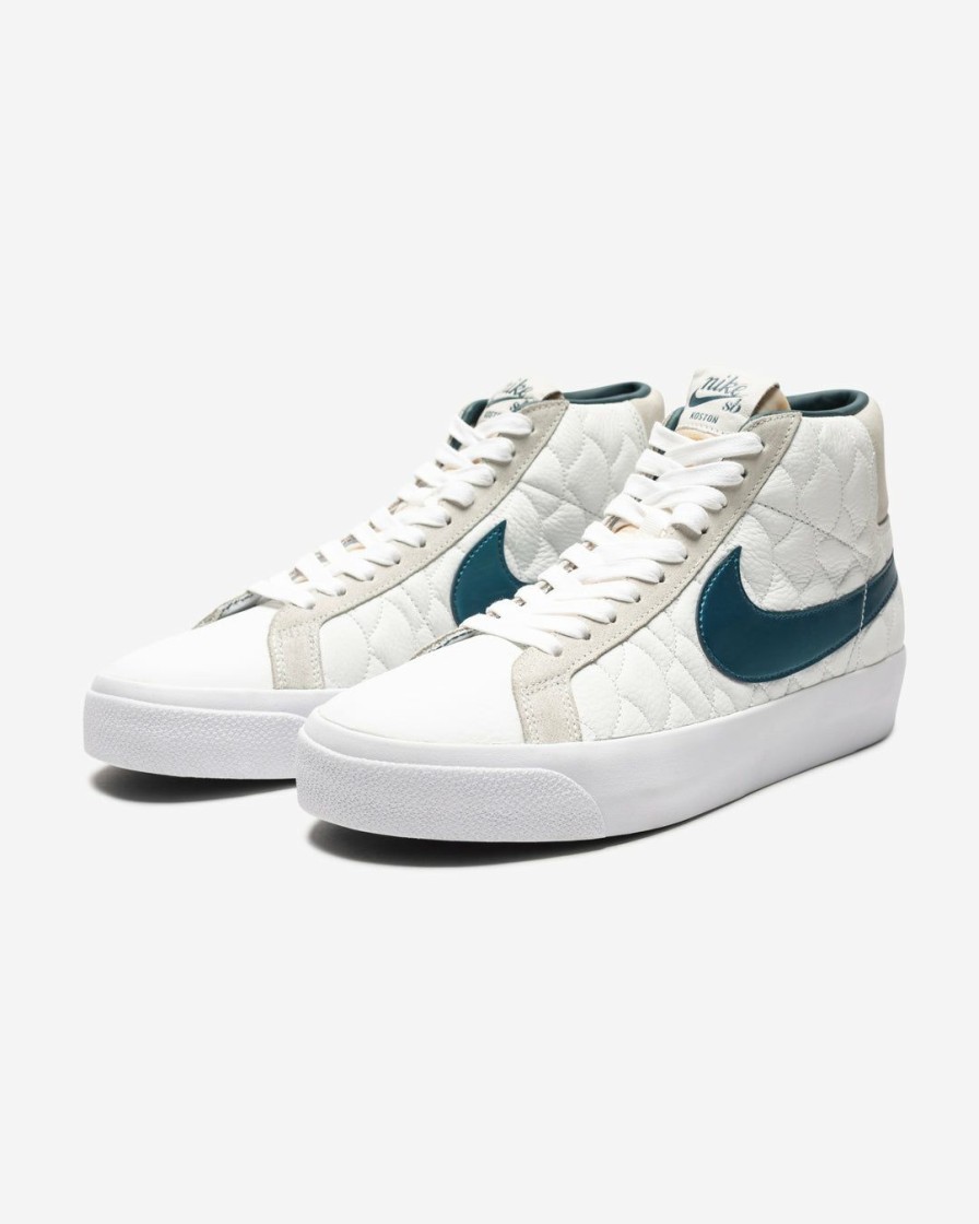 Footwear * | Nike Sb Zoom Blazer Mid Ek Summitwhite/ Nightshade/ White