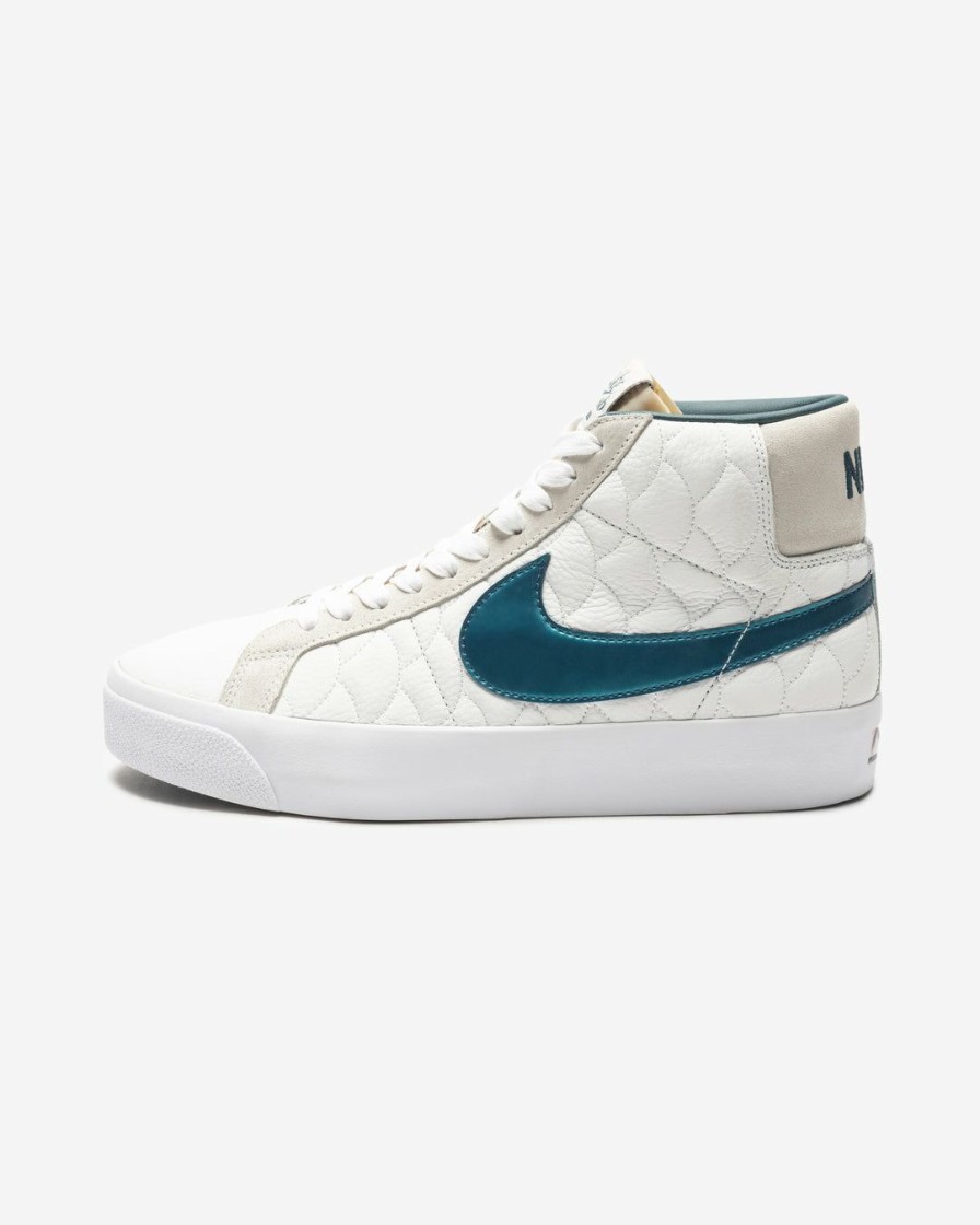 Footwear * | Nike Sb Zoom Blazer Mid Ek Summitwhite/ Nightshade/ White