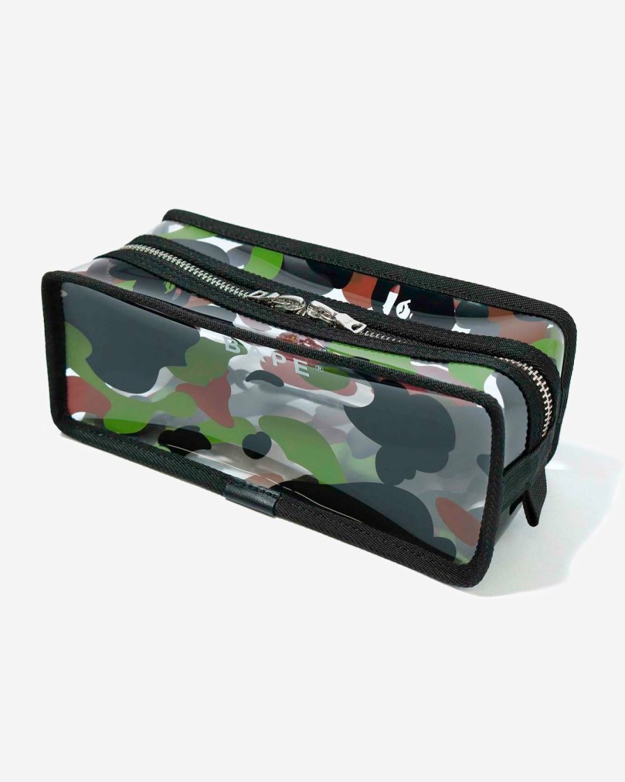 Other * | Bape 1St Camo Flight Pouch Clear