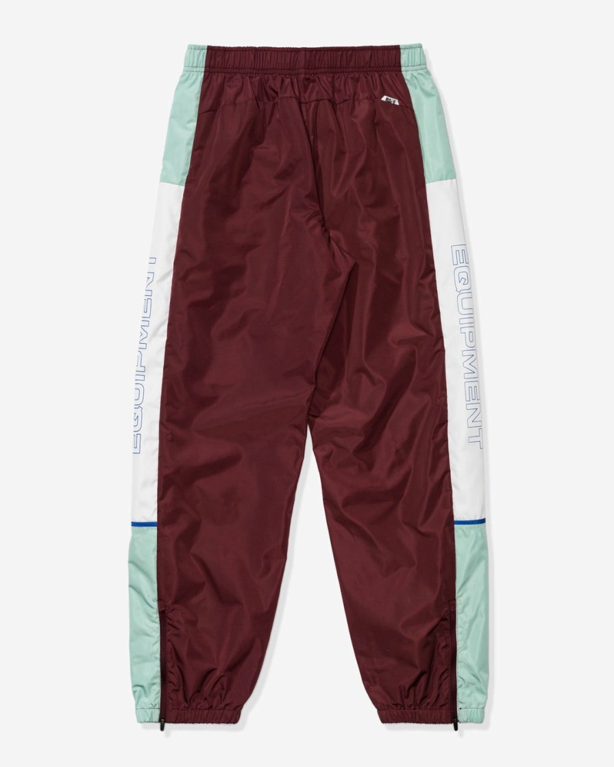 Clothing * | Bape Color Block Track Pants Burgundy