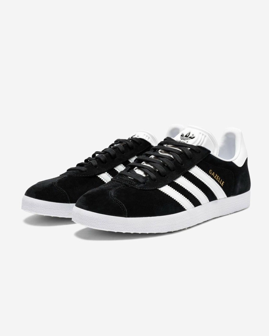 Footwear * | Adidas Gazelle Cblack/ White/ Goldmt