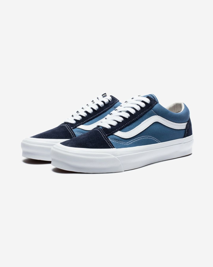 Footwear * | Vans Og Old Skool Lx (Suede/Canvas) Navy/ Stvnvy