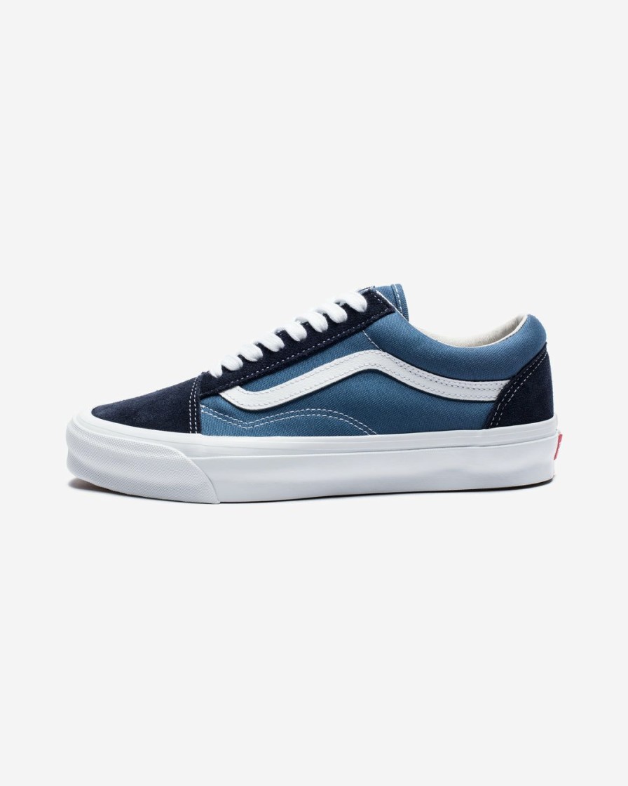 Footwear * | Vans Og Old Skool Lx (Suede/Canvas) Navy/ Stvnvy