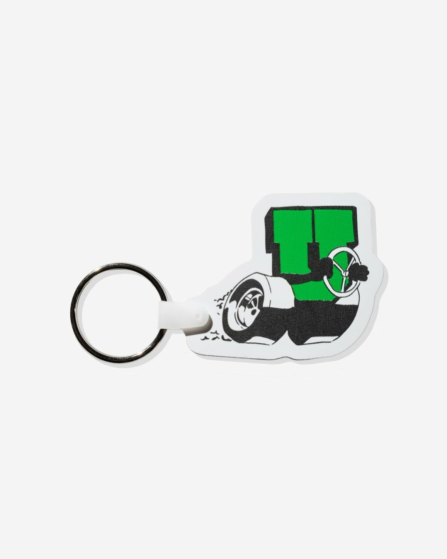 Accessories * | Undefeated U-Man Racing Keychain Green