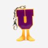 Accessories * | Undefeated X Medicom Uman Keychain Purple/Yellow