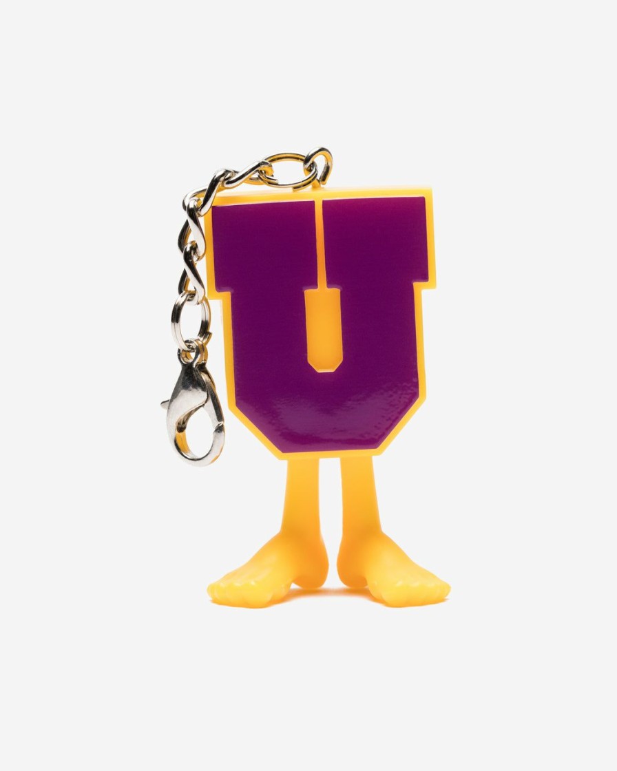 Accessories * | Undefeated X Medicom Uman Keychain Purple/Yellow