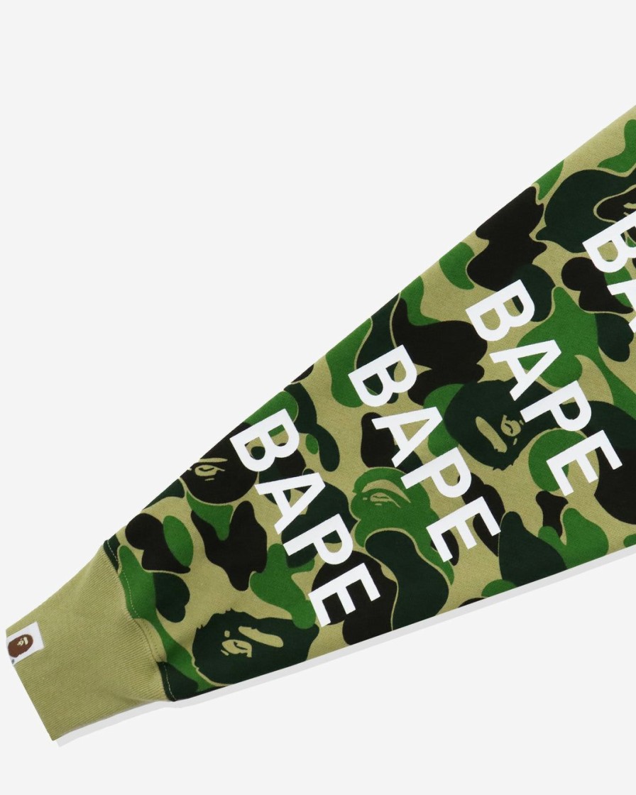 Clothing * | Bape Big Abc Camo Bape Relaxed Fit Full Zip Hoodie