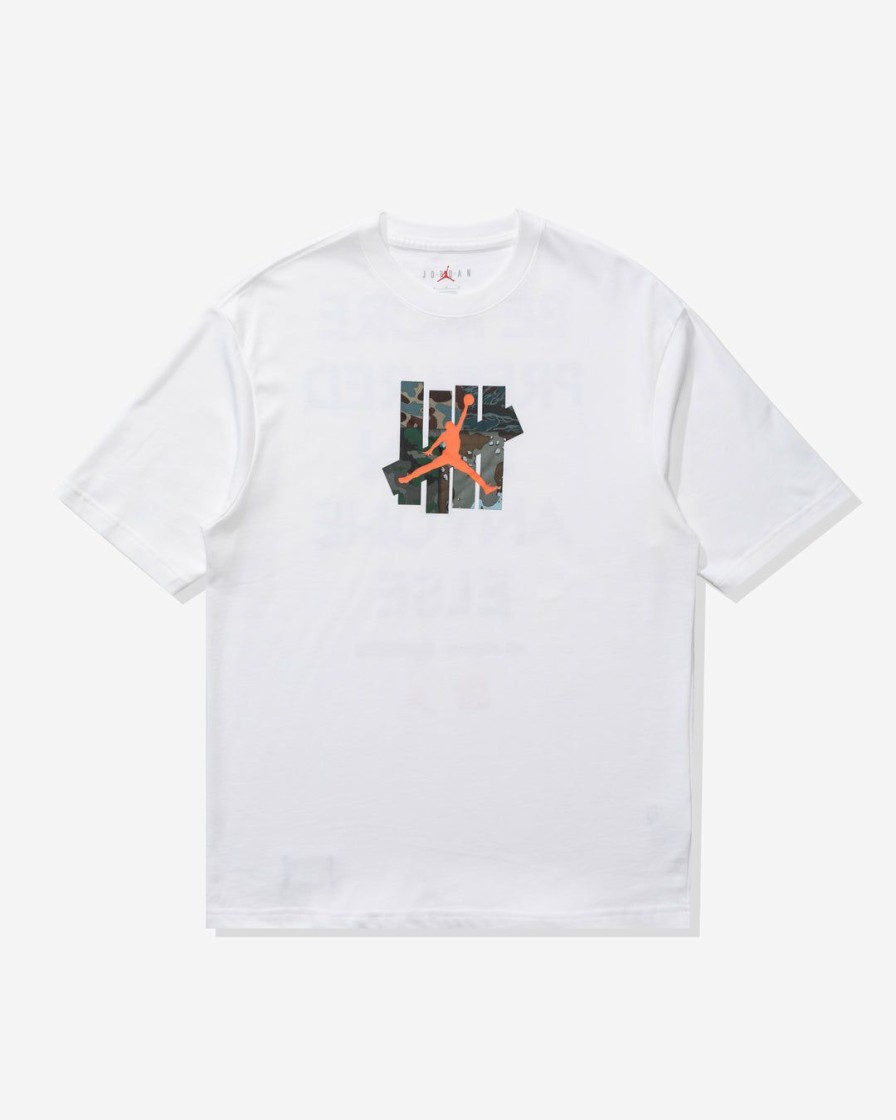 Clothing * | Undefeated X Jordan Strikes Tee White