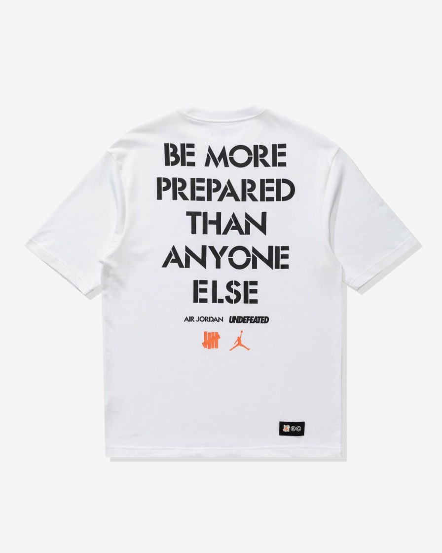 Clothing * | Undefeated X Jordan Strikes Tee White