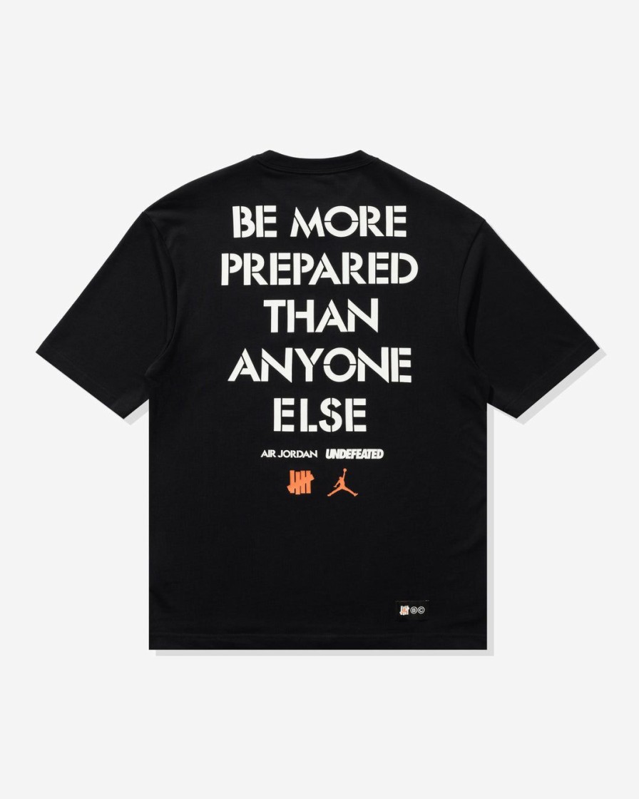 Clothing * | Undefeated X Jordan Strikes Tee Black