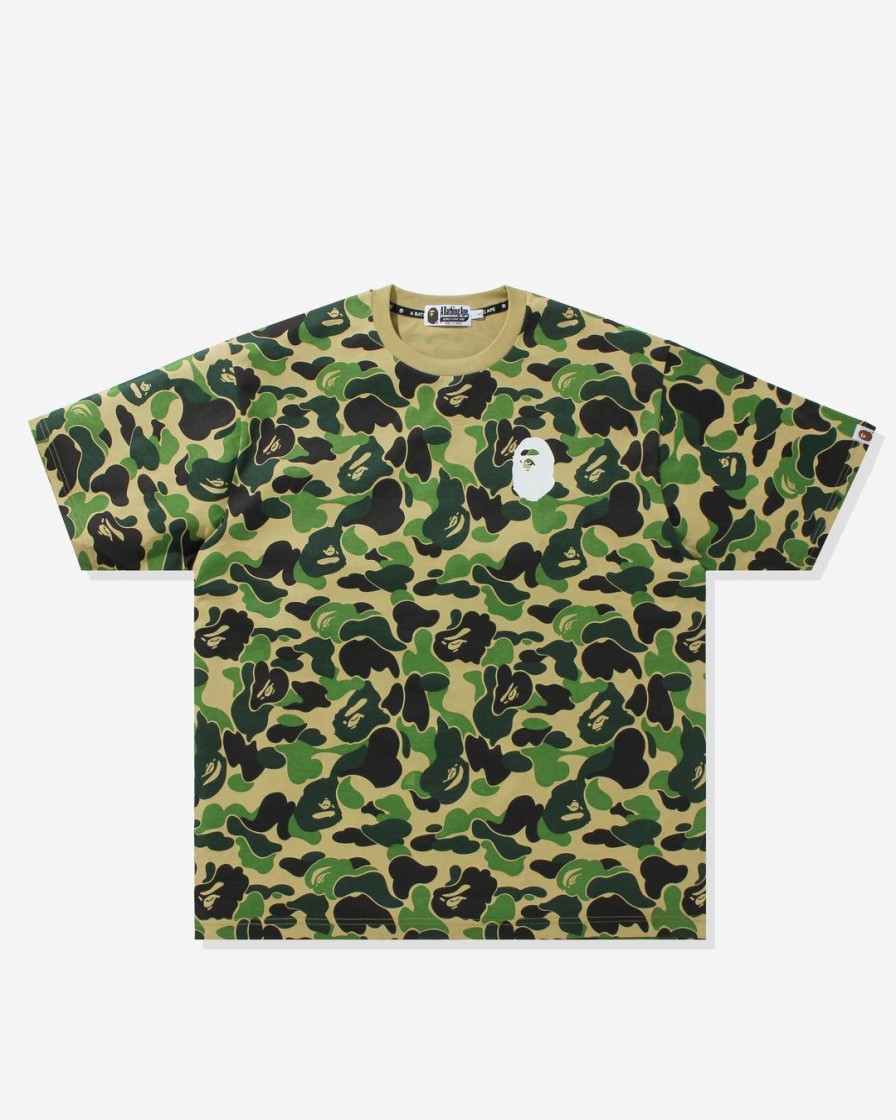 Clothing * | Bape Big Abc Camo Ape Head Relaxed Fit Tee Green