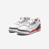 Footwear * | Jordan Gs Aj 3 Retro White/ Firered/ Black/ Cementgrey