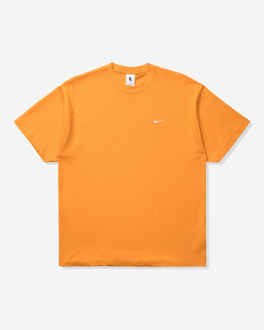 Clothing * | Nike Solo Swoosh Knit Top Kumquat/ White