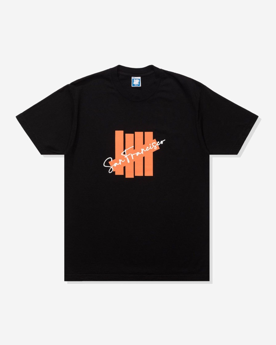 Clothing * | Undefeated City S/S Tee San Francisco Black