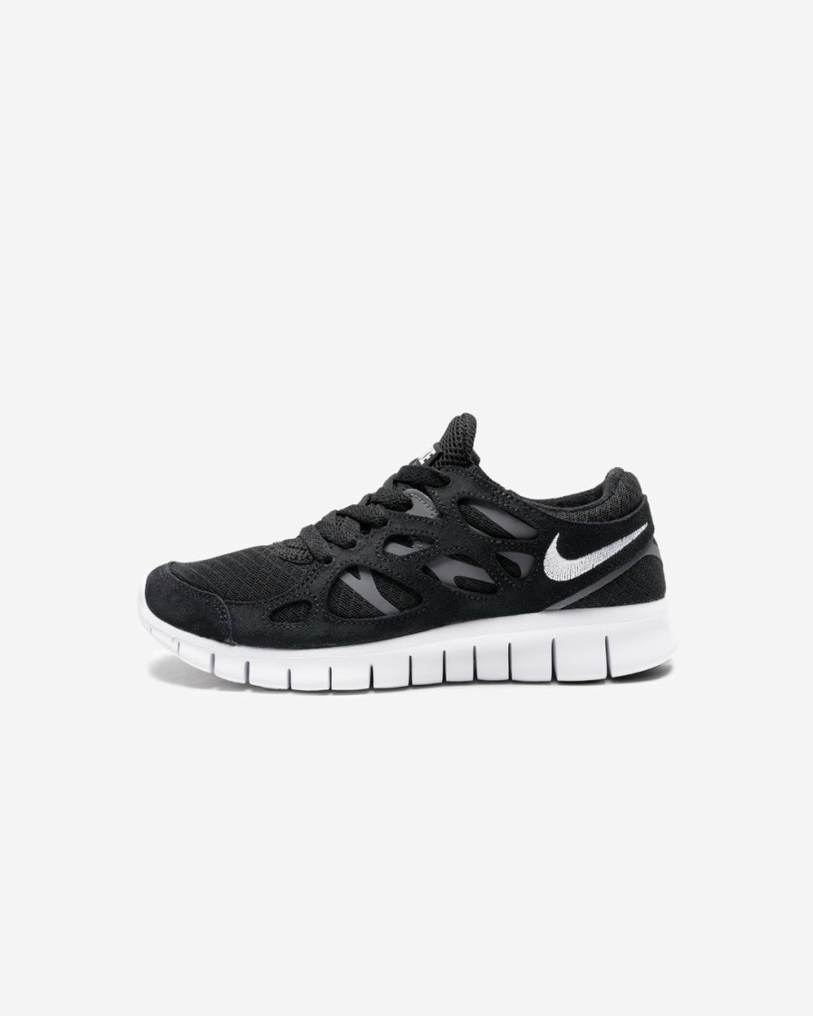 Footwear * | Nike Women'S Free Run 2 Black/ White/ Darkgrey