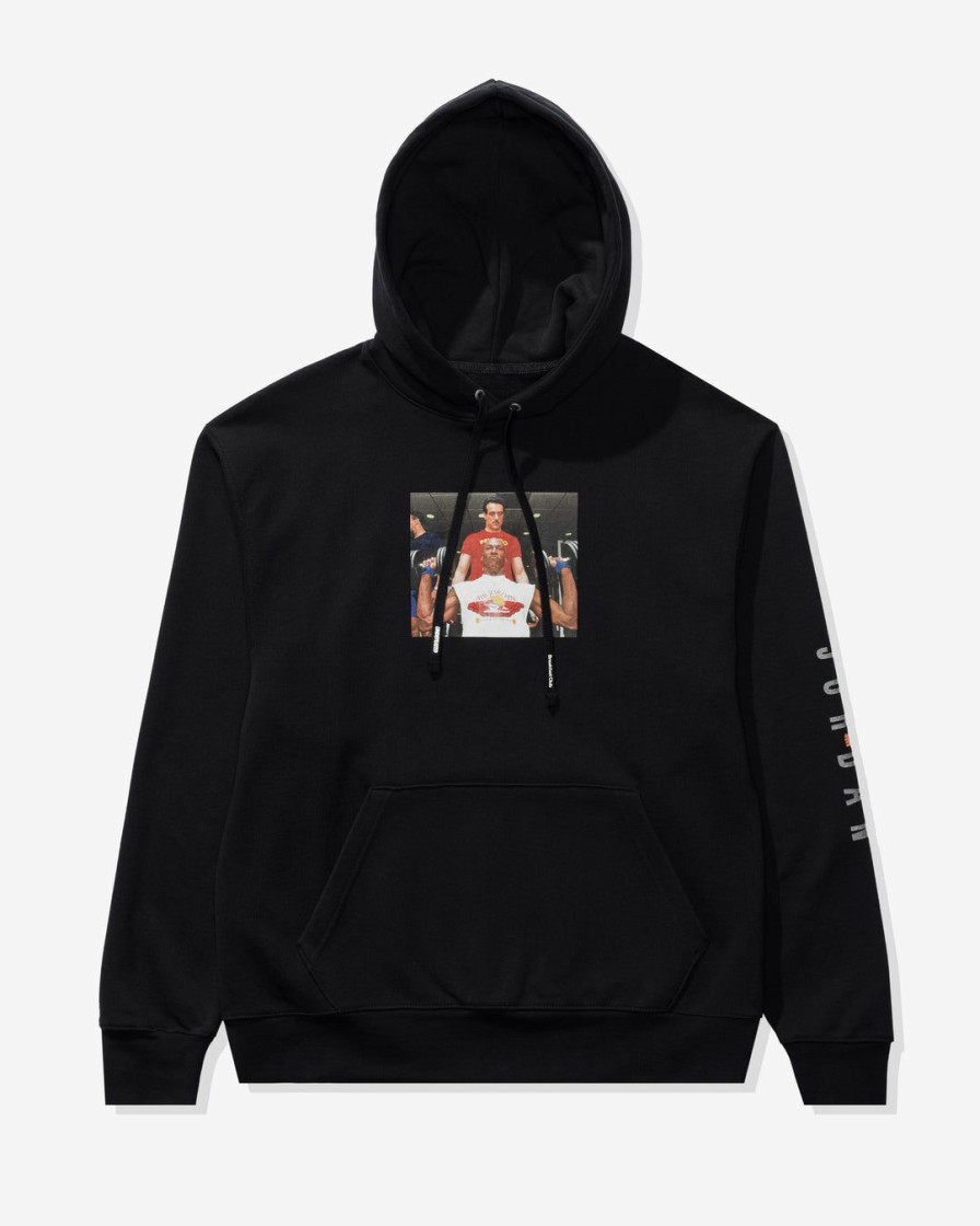 Clothing * | Undefeated X Jordan Weights Hoodie Black