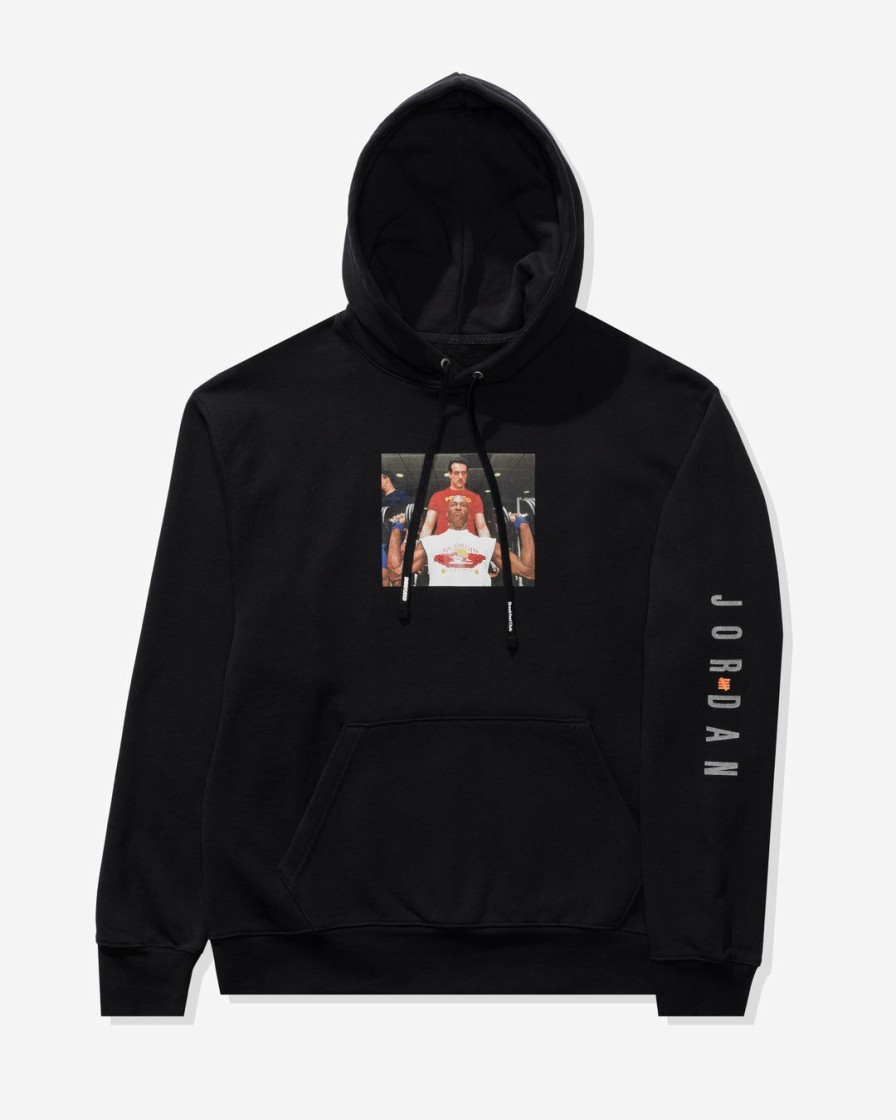 Clothing * | Undefeated X Jordan Weights Hoodie Black