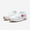 Footwear * | Nike Women'S Air Max 1 Bg White/ Universityred